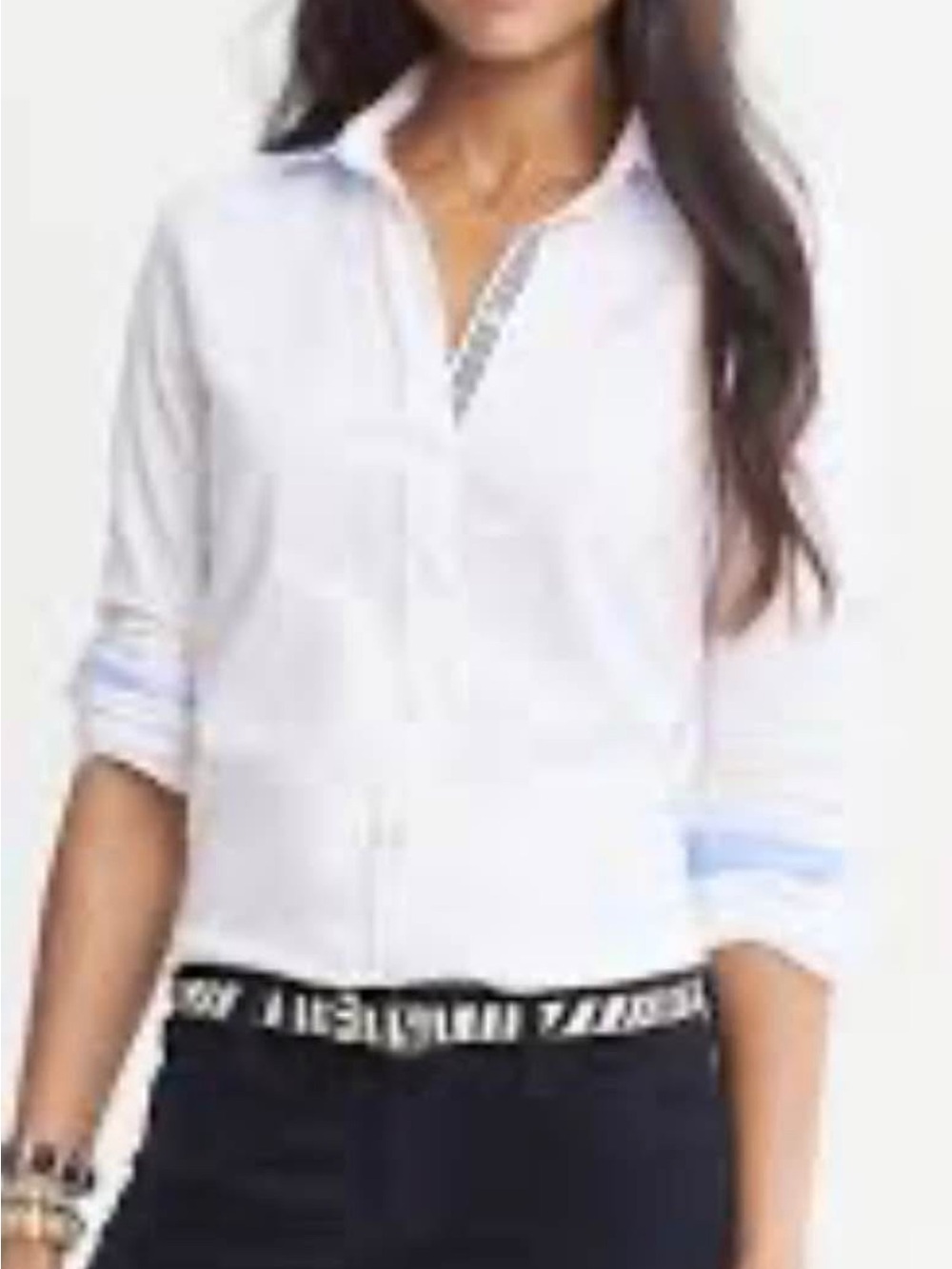 Banana Republic Soft Wash Oxford Shirt Women’s Size Small